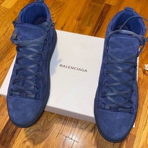 Balenciaga Suede High Top Sneakers